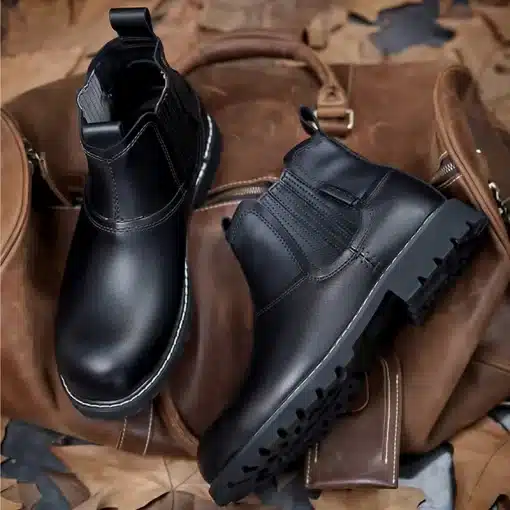 Men-Chelsea-Boots-Non-slip-Leather-Boots-Casual-Outdoors-Ankle-Boots-Male-Shoes-Adult-Wear-resisting-4 – saadaval Tootemaailm e-kaubamajas
