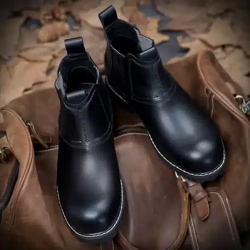 Men-Chelsea-Boots-Non-slip-Leather-Boots-Casual-Outdoors-Ankle-Boots-Male-Shoes-Adult-Wear-resisting-5 – saadaval Tootemaailm e-kaubamajas