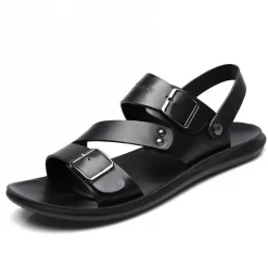 Fashion-Men-s-Sandals-Double-Buckle-Summer-Men-s-Beach-Shoes-Outdoor-Men-s-Leather-Sandals-1 – saadaval Tootemaailm e-kaubamajas