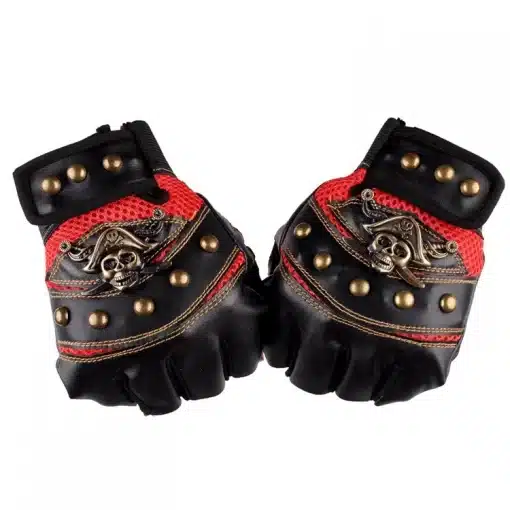 Skulls-Rivet-PU-Leather-Fingerless-Gloves-Fashion-Hip-Hop-Men-Women-s-Gym-Gloves-Tactical-Mitts-4 – saadaval Tootemaailm e-kaubamajas