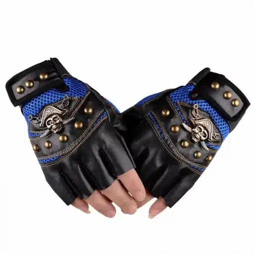 Skulls-Rivet-PU-Leather-Fingerless-Gloves-Fashion-Hip-Hop-Men-Women-s-Gym-Gloves-Tactical-Mitts-3 – saadaval Tootemaailm e-kaubamajas