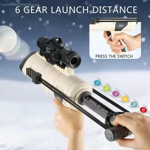 2024-New-Christmas-Toy-Gun-Snowball-Blaster-Gun-Round-Snow-Shaper-And-Launcher-Snowball-Fight-Toy-3 – saadaval Tootemaailm e-kaubamajas