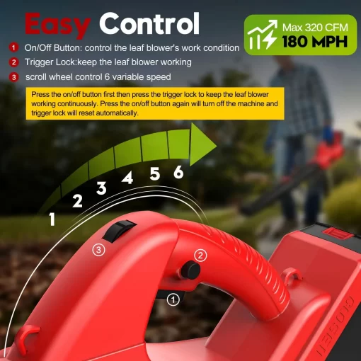 21V-Electric-Cordless-Leaf-Blower-180MPH-320CFM-Portable-Leaf-Blower-handled-4000mAh-2-Section-Tubes-For-4 – saadaval Tootemaailm e-kaubamajas