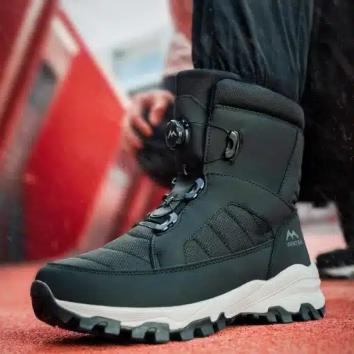 2023-Rotating-Button-Men-Boots-Plush-Warm-Snow-Boots-Winter-Shoes-Waterproof-Anti-Slip-Hiking-Boots-5 – saadaval Tootemaailm e-kaubamajas