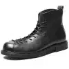 High-quality-Men-Leather-Shoes-Genuine-Leather-Cowhide-Motorcycle-Boots-Vintage-Short-Boots-Men-Manual-Color-1 – saadaval Tootemaailm e-kaubamajas