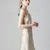 SuyaDream-Woman-Mini-Dress-19mm-100-Real-Silk-Sleeveless-Solid-Spaghetti-Strap-Sleep-Dresses-2022-Elegant-1 – saadaval Tootemaailm e-kaubamajas