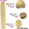 ZZHAIR-100-Human-Remy-Hair-Extensions-16-28-50g-Pcs-Weft-Weaving-Straight-Natural-Silk-Non-3 – saadaval Tootemaailm e-kaubamajas