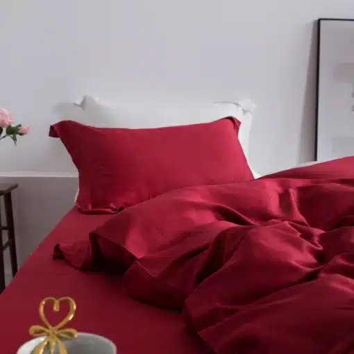 Liv-Esthete-Wine-Red-100-Silk-Bedding-Set-Women-Beauty-HeaLthy-Duvet-Cover-Set-Flat-Sheet-3 – saadaval Tootemaailm e-kaubamajas