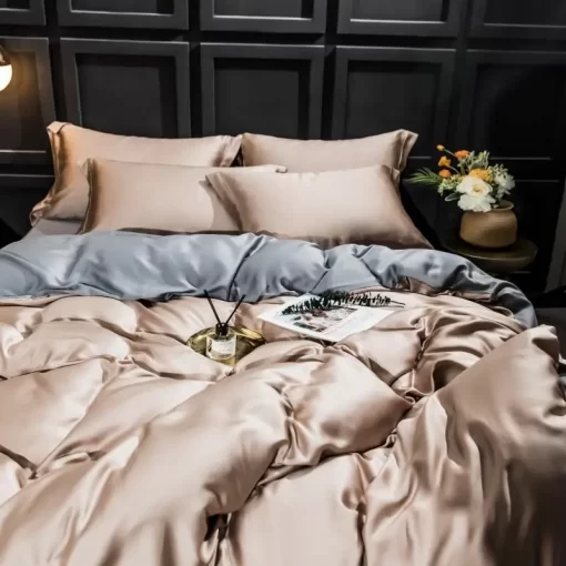 Liv-Esthete-Gorgeous-100-Silk-Bedding-Set-Mulberry-Silk-Beauty-Quilt-Cover-Set-Bed-Sheet-Pillowcase-5 – saadaval Tootemaailm e-kaubamajas