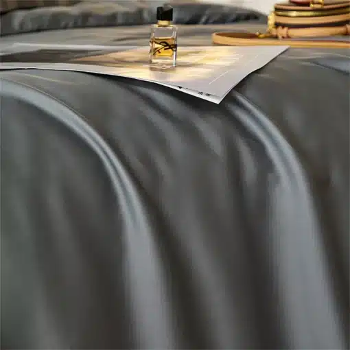 Lanlika-New-Summer-Dark-Gray-100-Silk-Duvet-Cover-Pillow-Case-Bed-Sheet-Quilt-Cover-Set-4 – saadaval Tootemaailm e-kaubamajas