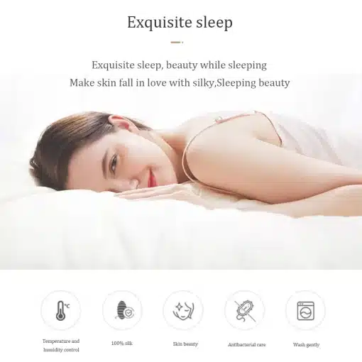 Liv-Esthete-Noble-White-100-Silk-Bedding-Set-Silky-Healthy-Duvet-Cover-Flat-Sheet-Pillowcase-Queen-2 – saadaval Tootemaailm e-kaubamajas