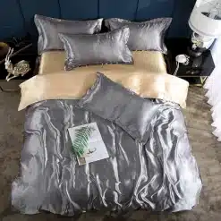 Silk-Bedding-Set-with-Duvet-Cover-Silk-Satin-Sheet-Solid-Color-King-Queen-Full-Twin-Size-1 – saadaval Tootemaailm e-kaubamajas