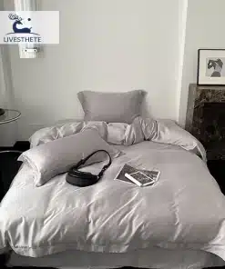 helehall siidist voodipesu komplekt kaunistab voodit