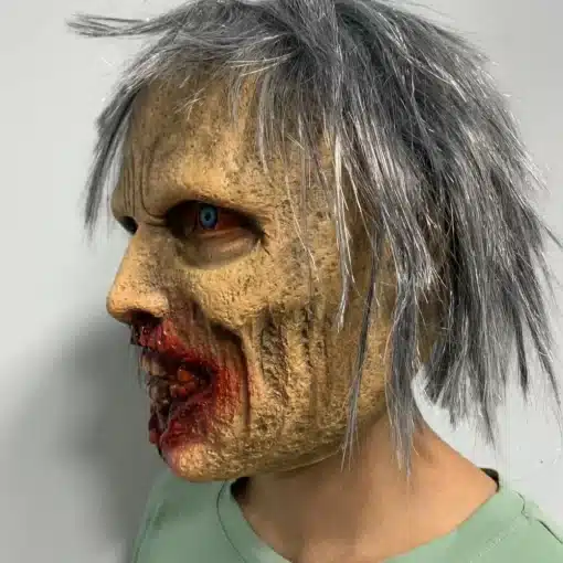 Scary-Lifelike-Halloween-Zombie-Mask-Horror-Fancy-Dress-Party-Headgear-Haunted-House-Cosplay-Props-4 – saadaval Tootemaailm e-kaubamajas
