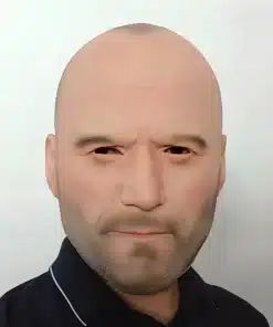 Realistlik mehe näoga mask kostüümipeoks