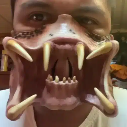 Predator-Mask-Cosplay-Mask-Halloween-Party-Horror-Face-Mask-Toys-3 – saadaval Tootemaailm e-kaubamajas