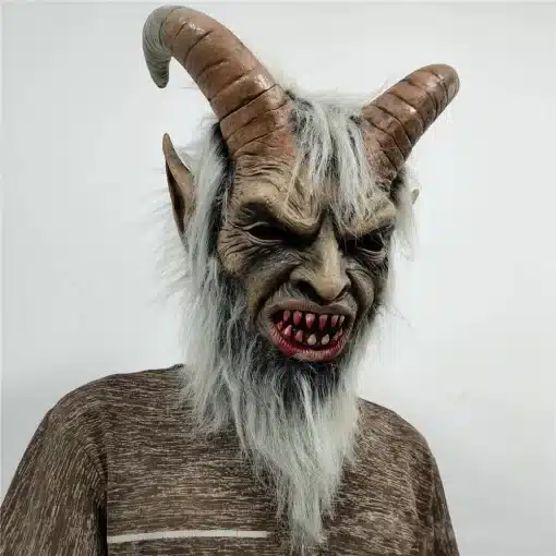 Suurte sarvedega Luciferi mask