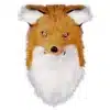 karvane rebaste mask oranži ja valge karvaga