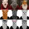 Movable-Mouth-Fox-Mask-Halloween-Costume-Cosplay-Wolf-Dog-Masks-Plush-Faux-Fur-Realistic-Animal-Mask-4 – saadaval Tootemaailm e-kaubamajas