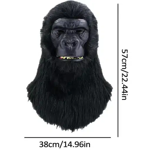 Full-Head-Realistic-Furry-Gorilla-Mask-with-Moving-Mouth-Halloween-Christmas-Costume-Party-Props-Animal-Headgear-1 – saadaval Tootemaailm e-kaubamajas