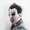 hirmutav mask mustade juuste ja veriste hammastega