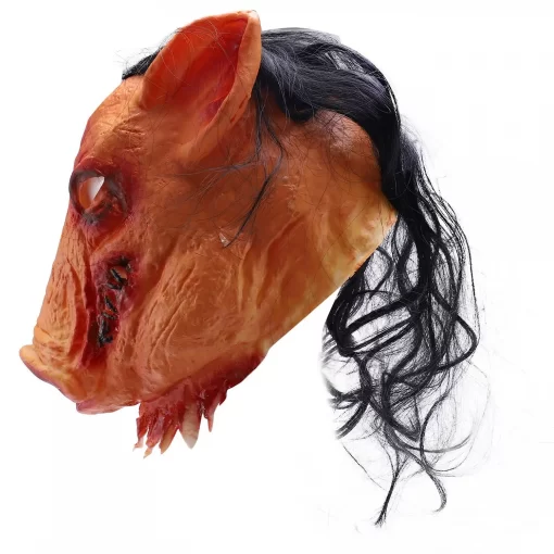 Halloween-Scary-Masks-Novelty-Pig-Head-Horror-with-Hair-Masks-Caveira-Cosplay-Costume-Realistic-Latex-Festival-2 – saadaval Tootemaailm e-kaubamajas