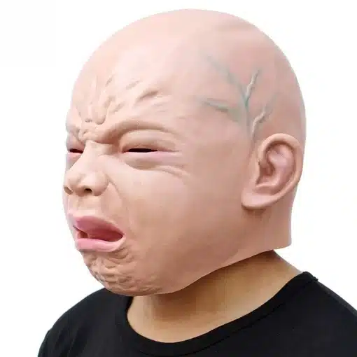 Halloween-Scary-Props-Party-Cosplay-Latex-Crying-Weeping-Crying-Baby-Full-Face-Mask-Halloween-Party-Mask-1 – saadaval Tootemaailm e-kaubamajas