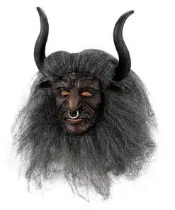 Sarvede ja ninarõngaga deemoni mask