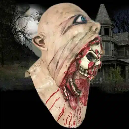Halloween-Bloody-Horror-Ripped-Mask-Double-layer-Skull-Latex-Mask-Scary-Cosplay-Party-Props-Halloween-Decoration-1 – saadaval Tootemaailm e-kaubamajas