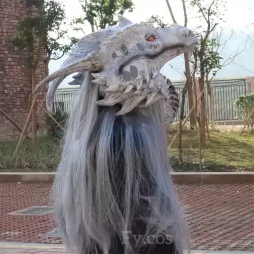 Raptor-Mask-with-Fur-Original-Furri-Dragon-Dinosaur-Head-Latex-Mascara-Cosplay-Furry-Animal-Helmet-Halloween-4 – saadaval Tootemaailm e-kaubamajas