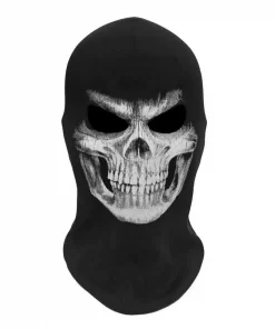 Must näokate "Skeleton"