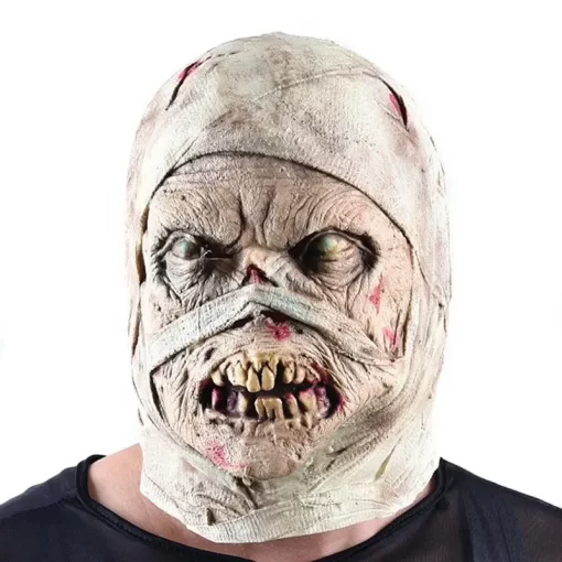 Halloween-Mummy-Mask-Latex-Scary-Rubber-Headgear-Horror-Mascaras-De-Latex-Realista-Mummified-Pinhead-Parasite-Masks-3 – saadaval Tootemaailm e-kaubamajas