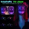 Halloween-LED-Neon-Mask-Gesture-Light-Mask-Glowing-Party-Light-Mask-Change-Face-Induction-Party-Performance-2 – saadaval Tootemaailm e-kaubamajas