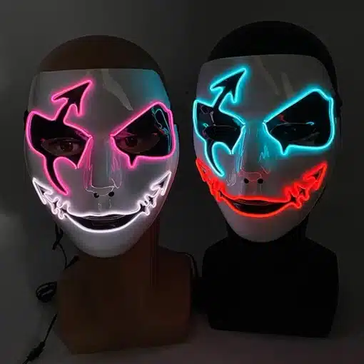 Cosplay-Halloween-Party-Mask-Luminous-Light-up-Led-Mask-EL-Neon-Glowing-Anime-Mask-Masque-Masquerade-5 – saadaval Tootemaailm e-kaubamajas
