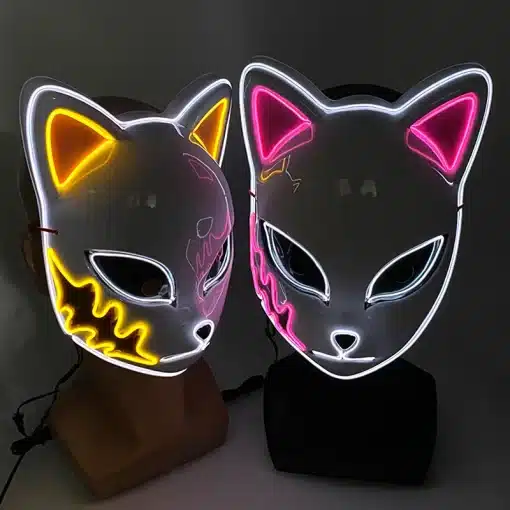 Cosplay-Halloween-Party-Mask-Luminous-Light-up-Led-Mask-EL-Neon-Glowing-Anime-Mask-Masque-Masquerade-3 – saadaval Tootemaailm e-kaubamajas
