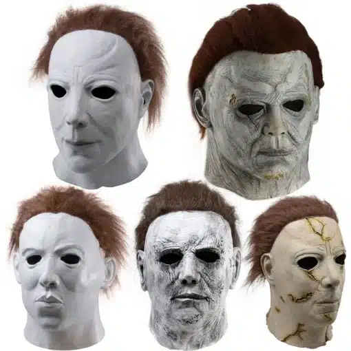 Michael-Myers-Mask-Horror-Black-Dots-Full-Face-Adult-Carnival-Cosplay-Party-Latex-Helmet-Masquerade-Prop-3 – saadaval Tootemaailm e-kaubamajas