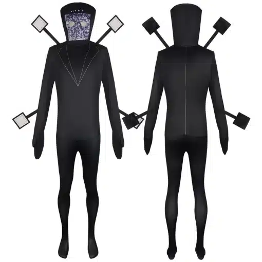 CosDaddy-Children-Toilet-TV-Man-Cosplay-Camera-Man-Costume-Adult-Men-Jumpsuit-Mask-Suits-Halloween-Carnival-5 – saadaval Tootemaailm e-kaubamajas