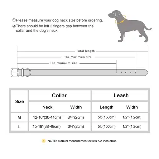 Genuine-Leather-Dog-Collar-Leash-Set-Braided-Durable-Leather-Dog-Collars-For-Medium-Large-Dogs-German-5 – saadaval Tootemaailm e-kaubamajas