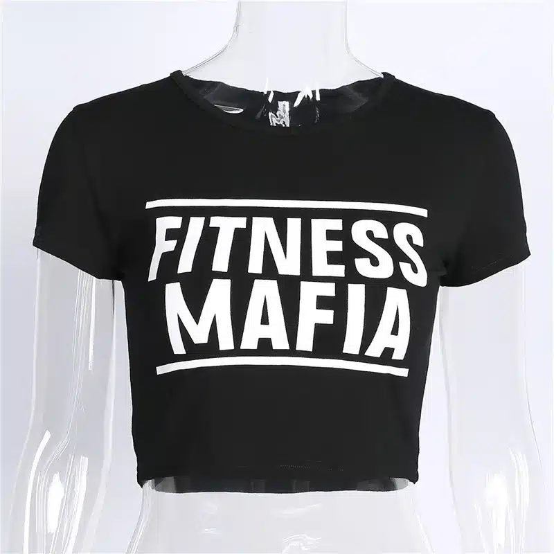 GERTU 2018 Casual Sexy Hole Female T-Shirt New Letter Print Crop Top T Shirt Cropped Tops Short Sleeve Tee Shirt Women 5