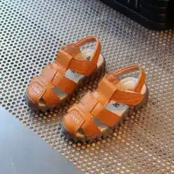Leather-Sandals-Boys-2020-100-Soft-Leather-In-Summer-The-New-Boys-And-Girls-Children-Beach-1 – saadaval Tootemaailm e-kaubamajas