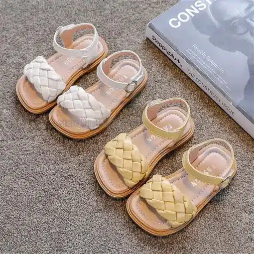 Kids-Summer-Toddler-Flats-Little-Girls-Fashion-Beach-Sandals-Princess-Dress-Party-Weave-Soft-Sole-Baby-1 – saadaval Tootemaailm e-kaubamajas