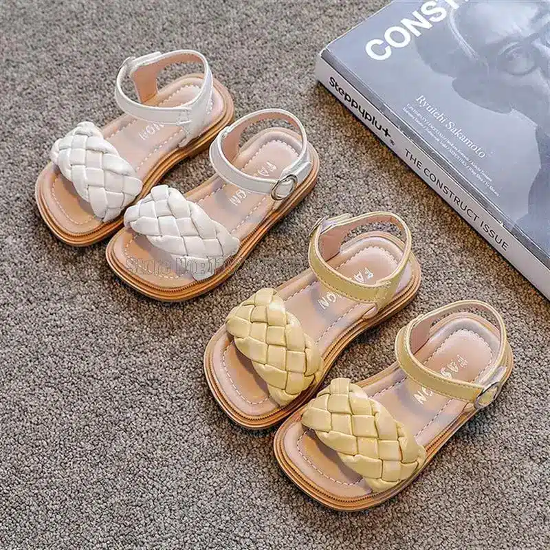 Kids-Summer-Toddler-Flats-Little-Girls-Fashion-Beach-Sandals-Princess-Dress-Party-Weave-Soft-Sole-Baby-1 – saadaval Tootemaailm e-kaubamajas