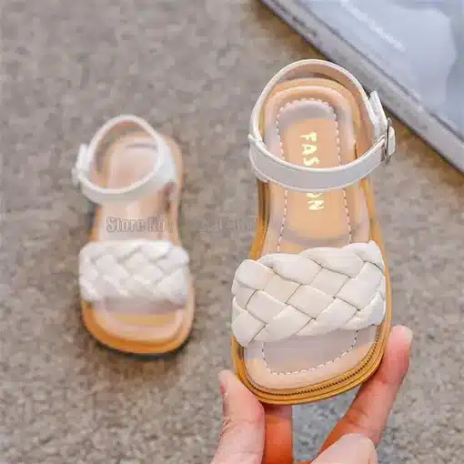 Kids-Summer-Toddler-Flats-Little-Girls-Fashion-Beach-Sandals-Princess-Dress-Party-Weave-Soft-Sole-Baby-2 – saadaval Tootemaailm e-kaubamajas