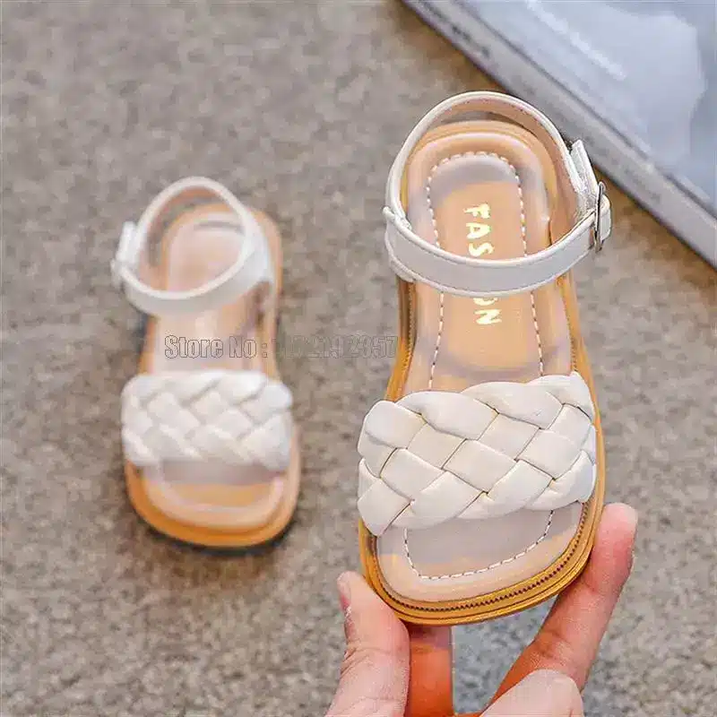 Kids-Summer-Toddler-Flats-Little-Girls-Fashion-Beach-Sandals-Princess-Dress-Party-Weave-Soft-Sole-Baby-2 – saadaval Tootemaailm e-kaubamajas