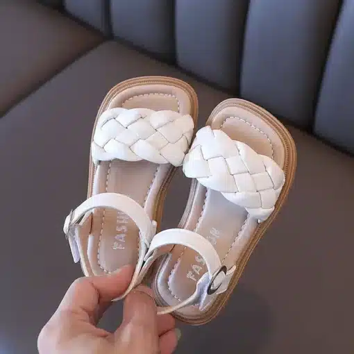 Kids-Summer-Toddler-Flats-Little-Girls-Fashion-Beach-Sandals-Princess-Dress-Party-Weave-Soft-Sole-Baby-3 – saadaval Tootemaailm e-kaubamajas