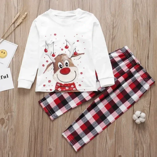 Family-Matching-Clothes-Christmas-Pajamas-2023-Mother-Kids-Baby-Pyjamas-Set-Look-Sleepwear-Mother-And-Daughter-3 – saadaval Tootemaailm e-kaubamajas