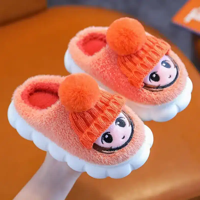 2023-New-Winter-Baby-Girls-Antiskid-Cotton-Slippers-Children-s-Cute-Cartoon-Home-Indoor-Plush-Slippers-2 – saadaval Tootemaailm e-kaubamajas