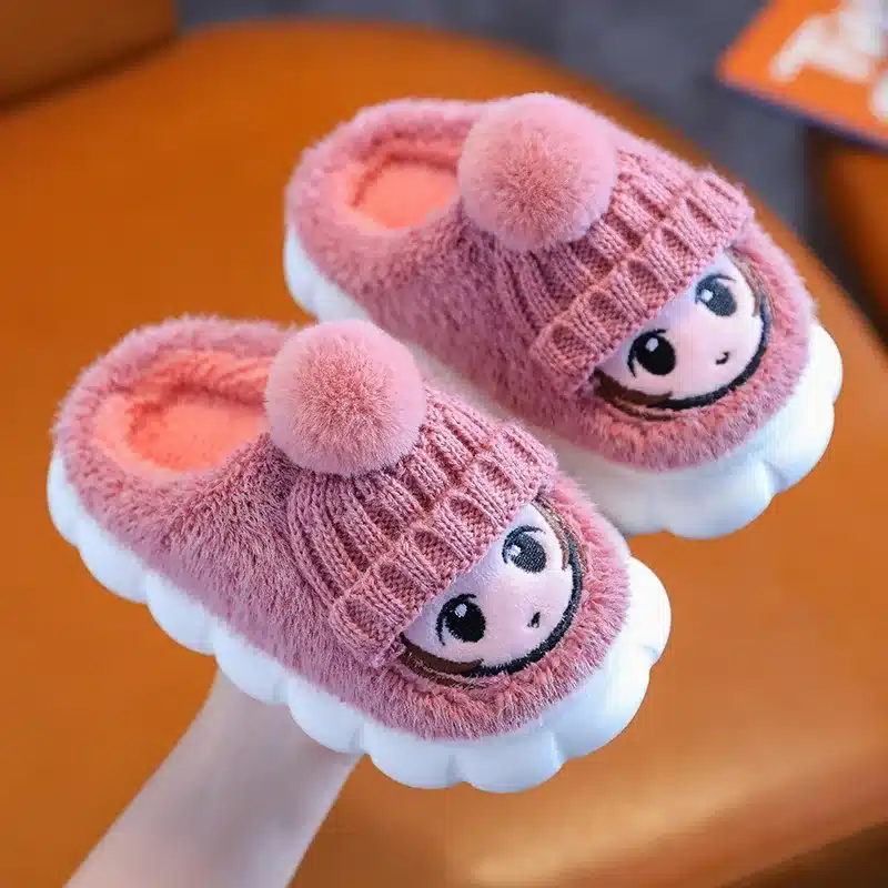 2023-New-Winter-Baby-Girls-Antiskid-Cotton-Slippers-Children-s-Cute-Cartoon-Home-Indoor-Plush-Slippers-3 – saadaval Tootemaailm e-kaubamajas