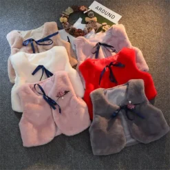1-6Y-Kids-Baby-Vest-Autumn-Winter-Faux-Fur-Coat-for-Toddlers-Girl-Thin-Velvet-Soft – saadaval Tootemaailm e-kaubamajas