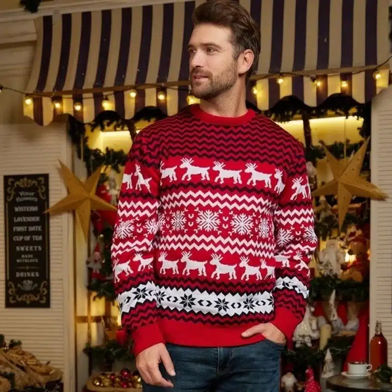 Family-Christmas-Sweaters-Women-Men-Boys-Girls-Matching-Clothes-Jacquard-Jumpers-Warm-Thick-Pullover-Top-Casual-5 – saadaval Tootemaailm e-kaubamajas